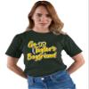 4X-Large Forest Green Mens Script Go Taylor's Boyfriend T-Shirt view 3