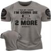 2 More Workout Shirts for Men, Motivational T-Shirt for Gym (LG, 2 More WarmGrey Branded) view 1