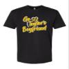 3X-Large Black Mens Script Go Taylor's Boyfriend Deluxe Soft T-Shirt view 1