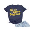 5X-Large Navy Blue Mens Script Go Taylor's Boyfriend T-Shirt view 1