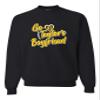 5X-Large Black Mens Script Go Taylor's Boyfriend Sweatshirt Crewneck view 3