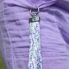 Thoughtful Gift Idea for Dog Owners - Dog Bandana and Matching Wristlet Keychain Set - Colorful, Premium Bandana and Engraved Wristlet Keychain - Dog Mom Set (M/L, Lavender) view 4