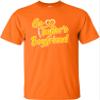 4X-Large Orange Mens Script Go Taylor's Boyfriend T-Shirt view 2