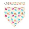 Thoughtful Gift Idea for Dog Owners - Dog Bandana and Matching Wristlet Keychain Set - Colorful, Premium Bandana and Engraved Wristlet Keychain - Dog Mom Set (S, Sun and Shade) view 1