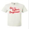 5X-Large White Mens Script Go Taylor's Boyfriend T-Shirt view 2