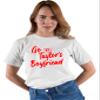 5X-Large White Mens Script Go Taylor's Boyfriend T-Shirt view 3