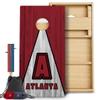 CornholeGamesUSA Pro Cornhole Boards Set | Made in USA | 3/4 Baltic Birch | No Bounce | Triple Thick Legs | Two Brace & Handles, Tournament 2x4 Regulation Set with Score Tower & Cornhole Bags view 1