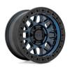 KM549 20X9 6X135 MN-BLUE GBLK-LP 0MM Total of 1 Rim view 1