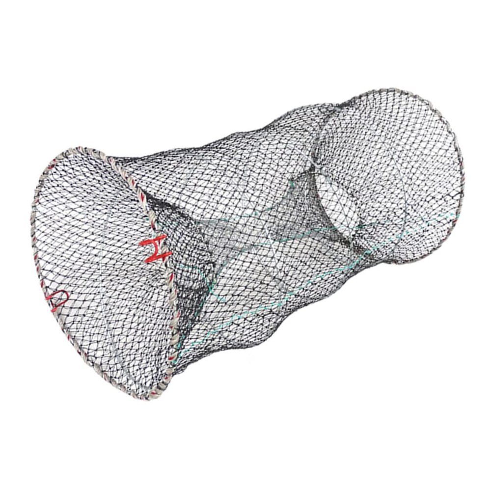 OFFSCH Durable Foldable Fishing Net for Bait Casting Portable Mesh with Thick Wire for Catching Shrimp Crabs and Eels for Freshwater and Saltwater Use