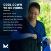 MISSION On-The-Go Cooling Towel, Blue - Soft, Lightweight Fabric - Cools Up to 2 Hours - UPF 50 Sun Protection - Machine Washable view 4