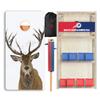 CornholeGamesUSA Pro Cornhole Boards Set | Made in USA | 3/4 Baltic Birch | No Bounce | Triple Thick Legs | Two Brace & Handles, Tournament 2x4 Regulation Set with Score Tower & Cornhole Bags view 1