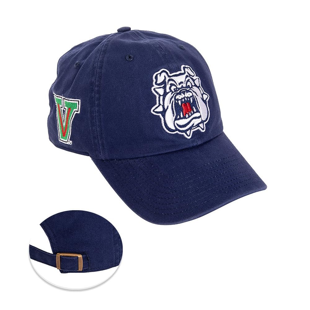 Desert Cactus Caifonia State University Fresno Baseball Hat Bulldogs Embroidered Cap with Adjustable Cloth Strap Adult (Style C) Blue