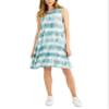 Style & Co. Womens Tie Dyed Flip Flop Dress Sagebrush XS view 1