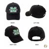 Desert Cactus Marshall University Baseball Hat Thundering Herd MU Brimmed Embroidered Hats Cap Adjustable Cloth Strap Adult (Style C) Black view 3