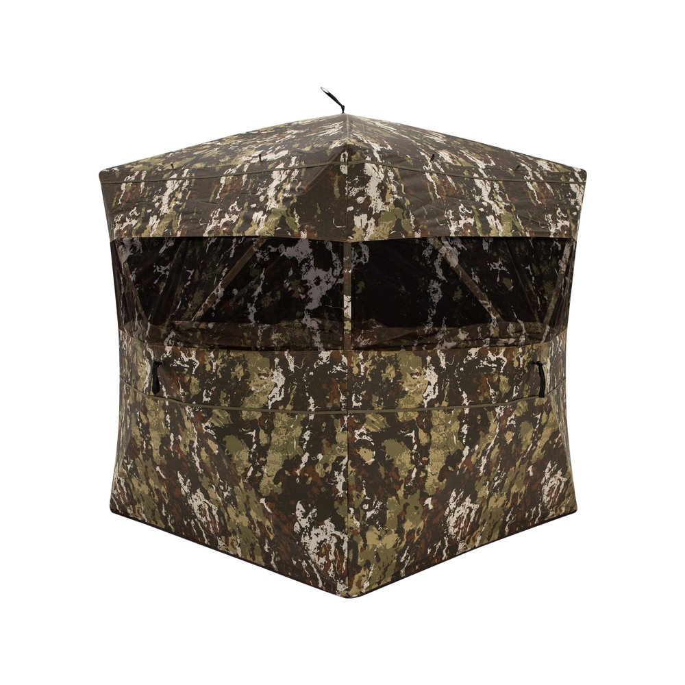 Barronett Blinds Ace 250, Portable Hunting Blind, Large Pop-Up Hub Blind, Panoramic Shooting Windows, Lightweight, Crater Harvest, 75 x 75 x 67, AC250CH