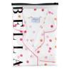 Bella Sleep + Spa Satin Pajamas for Women - 2-Piece Long Sleeve Full Length Luxury Pajama Set, Medium, Confetti view 4