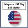 USA Flag Leather Golf Gloves - 100% Cabretta Leather Golf Glove with Magnetic Ball Marker for Right & Left Hand Golfers, Adult Men's, Small to XXL Sizes view 4