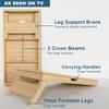 CornholeGamesUSA Pro Cornhole Boards Set | Made in USA | 3/4 Baltic Birch | No Bounce | Triple Thick Legs | Two Brace & Handles, Tournament 2x4 Regulation Set with Score Tower & Cornhole Bags view 4