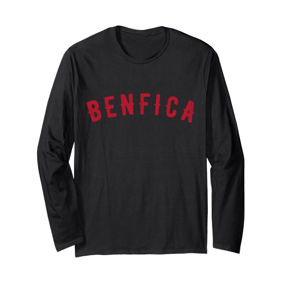 Benfica Lettering Long Sleeve T-Shirt