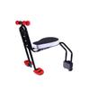 Yardwe Boy Girl Quick Dismounting Bike Seat Preposed Safety Seat with Armrest and Pedals for Boy Girl Standard Black Compatible with Mountain Bikes view 1