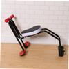 Yardwe Boy Girl Quick Dismounting Bike Seat Preposed Safety Seat with Armrest and Pedals for Boy Girl Standard Black Compatible with Mountain Bikes view 3