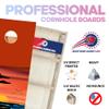 CornholeGamesUSA Pro Cornhole Boards Set | Made in USA | 3/4 Baltic Birch | No Bounce | Triple Thick Legs | Two Brace & Handles, Tournament 2x4 Regulation Set with Score Tower & Cornhole Bags view 2