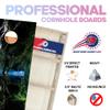CornholeGamesUSA Pro Cornhole Boards Set | Made in USA | 3/4 Baltic Birch | No Bounce | Triple Thick Legs | Two Brace & Handles, Tournament 2x4 Regulation Set with Score Tower & Cornhole Bags view 2