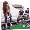BESPORTBLE Golf Practice Mat for Indoor and Outdoor Training Artificial Turf Swing Pad Compact and Portable Hitting Mat for Beginners and Boys and Girls view 4
