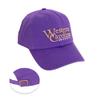 Desert Cactus Western Carolina University Baseball Hat Catamounts WCU Brimmed Embroidered Hats Cap Adjustable Cloth Strap Adult (Style B) Purple view 1
