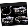FRCOLOR Luxury Crystal Crown Tiara Bridal Headband Elegant Bridal Crown Hair Accessories view 3