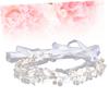 FRCOLOR Luxury Crystal Crown Tiara Bridal Headband Elegant Bridal Crown Hair Accessories view 4