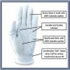 USA Flag Leather Golf Gloves - 100% Cabretta Leather Golf Glove with Magnetic Ball Marker for Right & Left Hand Golfers, Adult Men's, Small to XXL Sizes view 3