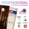 CornholeGamesUSA Pro Cornhole Boards Set | Made in USA | 3/4 Baltic Birch | No Bounce | Triple Thick Legs | Two Brace & Handles, Tournament 2x4 Regulation Set with Score Tower & Cornhole Bags view 2