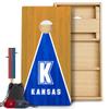 CornholeGamesUSA Pro Cornhole Boards Set | Made in USA | 3/4 Baltic Birch | No Bounce | Triple Thick Legs | Two Brace & Handles, Tournament 2x4 Regulation Set with Score Tower & Cornhole Bags view 1
