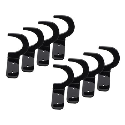 Milisten 4pairs Wall Mount Baseball Bat Holder Softball Bat Storage Rack for Space-Saving Display for Sports Enthusiasts Smooth Design