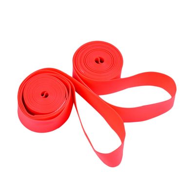 BESPORTBLE 2Pcs Red Nylon Rim Strips X Tire Cushions for Road Bikes PVC Material with Acid and Cold Resistance Protective Inner Tube Liners for Cycling Wheels