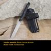 WhiteRiver Exodas 3 Black Canvas Micarta WREX3-MBL, view 4