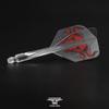 CONDOR AXE AUSSIE BULL Mal Cuming Player Model Condor Axe Aussie Bull Mal Cumming Small M Clear Darts Flight view 4