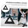 BESPORTBLE Professional Dumbbell Stand Compact Plastic Dumbbell Holder Rack for Home Gym Design Stable Skid Base for Small Weights Storage view 2