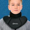 Generic InHockey Ice Hockey Neck and Collarbone Guard Protection from Hits and Cuts Sizes Senior Junior and Youth Helps to Avoid Knock Injuries and Skate Lacerations (Black, YTH) view 4