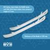 Generic BVS Ice Hockey Professional Replacements Skate Blades for Bauer Skates and TUUK Edge Blade Holders Heavy-Duty Product (212), Metal view 2
