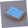 Sosoport 12pcs Billiards Chalk Cue Chalk Table Billiards Quality Wiping for Tools Accessories Random Color view 4