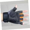 BESPORTBLE 1pair Weightlifting Half Finger Gloves Wrist Support Breathable Training Gloves for Men and Women Outdoor Sports Equipment for Strength Training Orange view 3