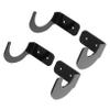 BESPORTBLE 4pcs Acrylic Baseball Bat Holders Display Rack Baseball Holder Softball Rack Bat Bracket Wall Mount Display Case
