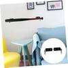 BESPORTBLE 4pcs Acrylic Baseball Bat Holders Display Rack Baseball Holder Softball Rack Bat Bracket Wall Mount Display Case view 2