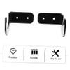 BESPORTBLE 4pcs Acrylic Baseball Bat Holders Display Rack Baseball Holder Softball Rack Bat Bracket Wall Mount Display Case view 4