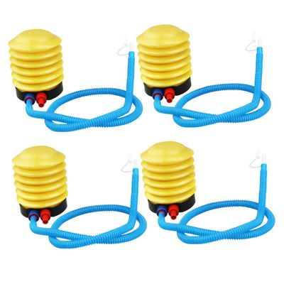 BESPORTBLE 4pcs Mini Portable Bellow Foot Pump for Quick Inflation of Air Mattress Inflatable Boat and Exercise Equipment Durable Easy to Use and Space-Saving Design