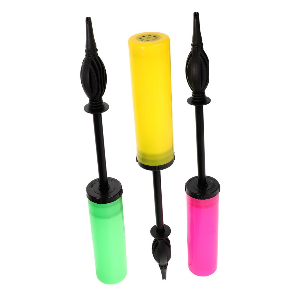 BESPORTBLE 3pcs Hand Held Balloon Pump Air Inflator Basketball Football Pump Random Color