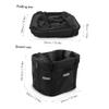 Yardwe Cycling Basket Waterproof Car Basket Front Hanging Storage Bag Durable Canvas Quick Release Buckle Easy to Attach Detach Perfect for Shopping Pet Carrier and Outdoor Activities view 4
