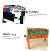 BESPORTBLE 16pcs Soccer Table Football Grips Ergonomic Handle Replacements for Foosball Machines Wear-Resistant Plastic Antiskid Design for Table Games Black view 2